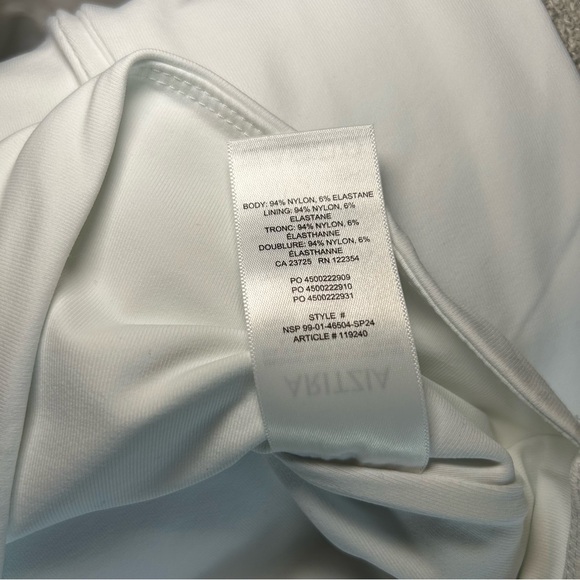 NWT New Aritzia Contour Off-shoulder Longsleeve Top White Size Small - Picture 9 of 9